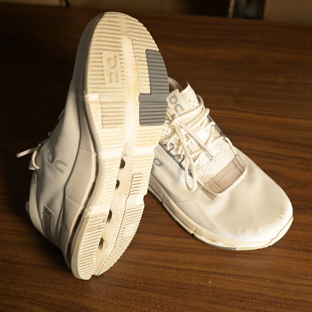 On Cloudnova White Running Shoes US Womens 8.5 EU 40 Sneakers - Picture 6 of 6